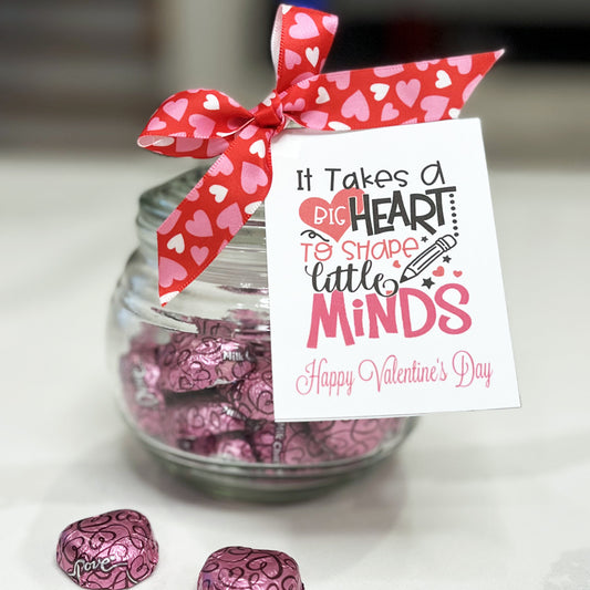 Teacher Valentines Gift Tags