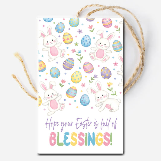 Easter Blessings Instant Download Tag