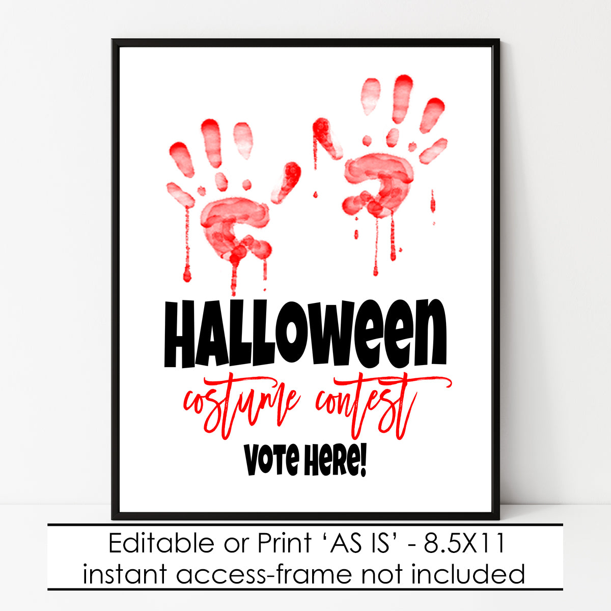 Bloody Hands Halloween Costume Contest Kit