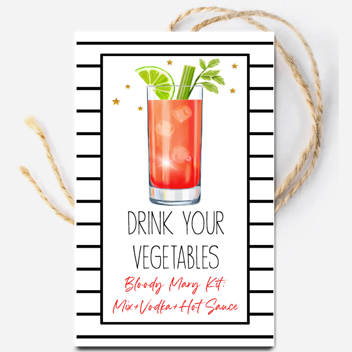 Bloody Mary Kit Instant Download Tag
