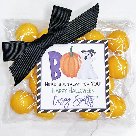 Boo Halloween Gift Tag