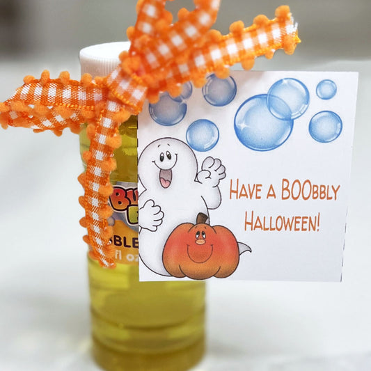 Halloween Bubbles Instant Download Tag