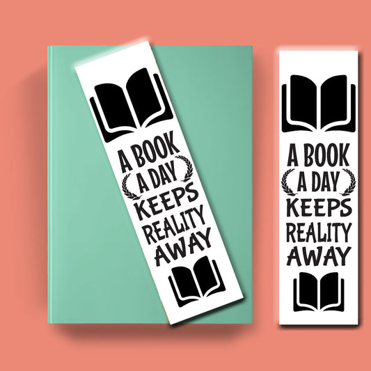 Book a Day Bookmark Instant Download