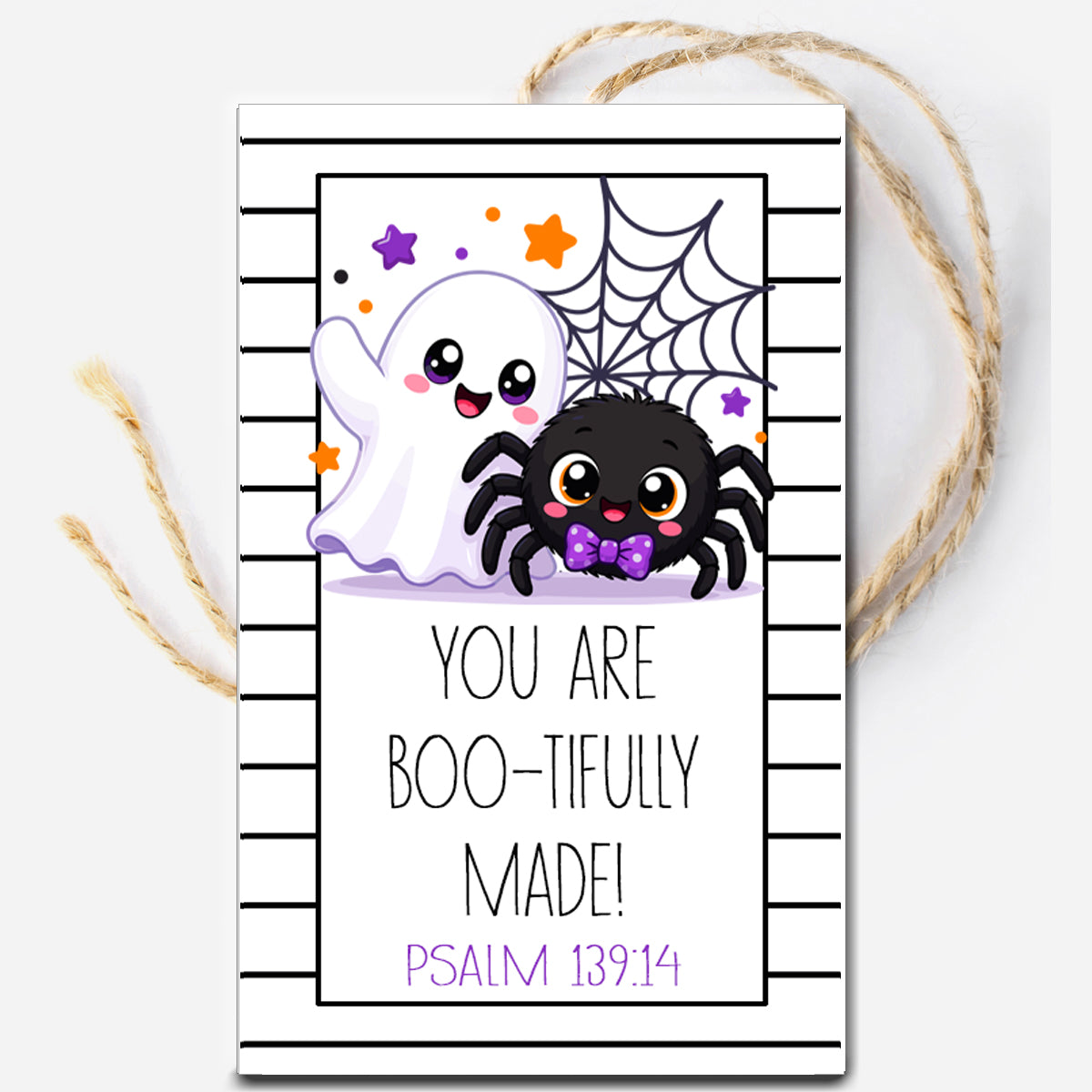 You are Boo-tifully Made Instant Download Tag