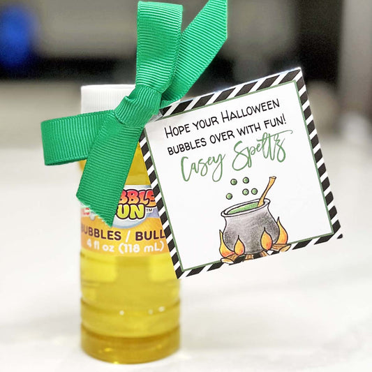 Bubbles Gift Tag