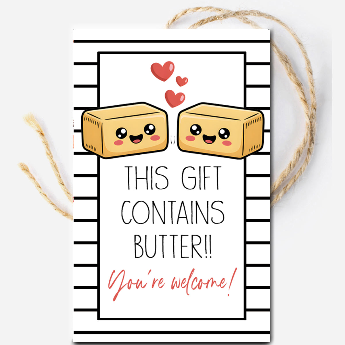 Butter Instant Download Tag
