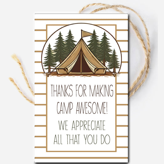 Thanks for Making Camp Awesome Instant Download Tag