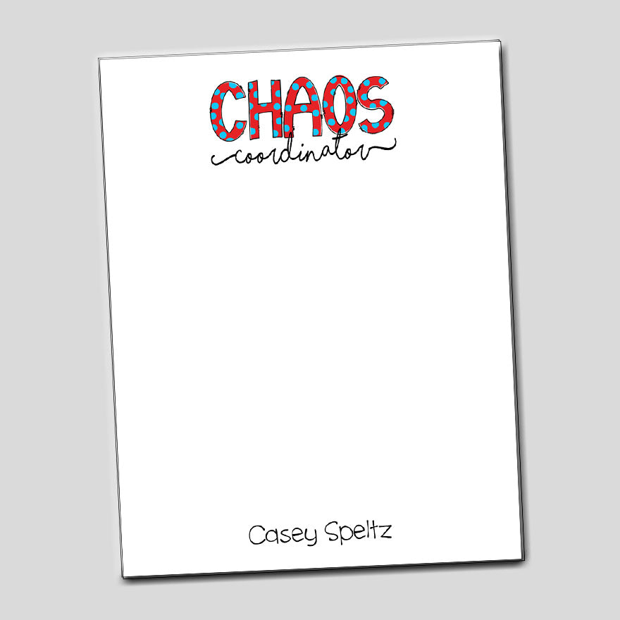 Chaos Coordinator Notepad
