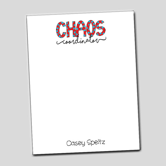 Chaos Coordinator Notepad