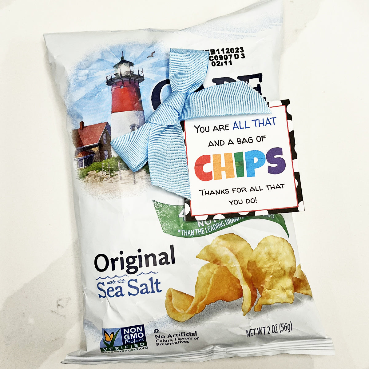 Chips Instant Download Tag