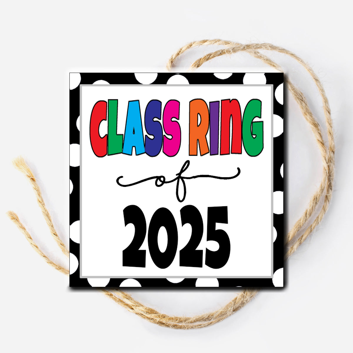 Class Ring Instant Download Tag