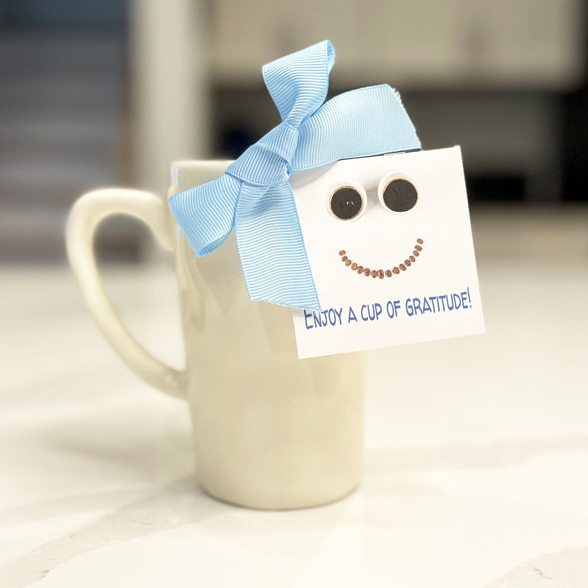 Cup of Gratitude Instant Download Tag