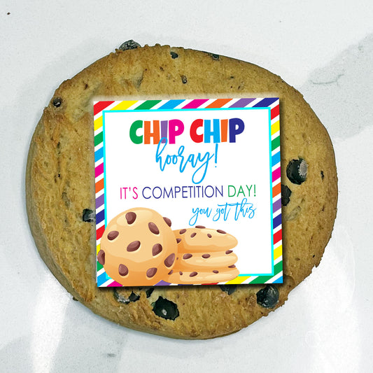 Cookie Competition Day Instant Download Tag