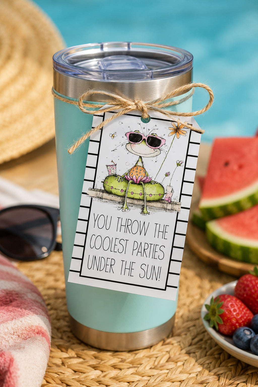 You Throw the Coolest Parties Under the Sun Instant Download Tag