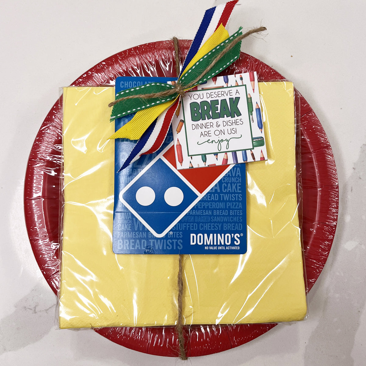 First Day of School Dinner and Dishes Instant Download Tag