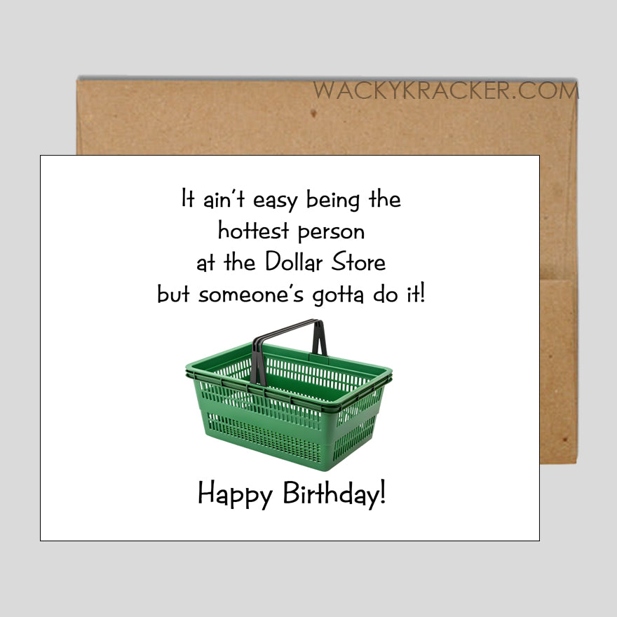 Dollar Store Greeting Card Instant Download