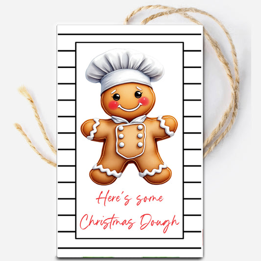 Christmas Dough Instant Download Tag