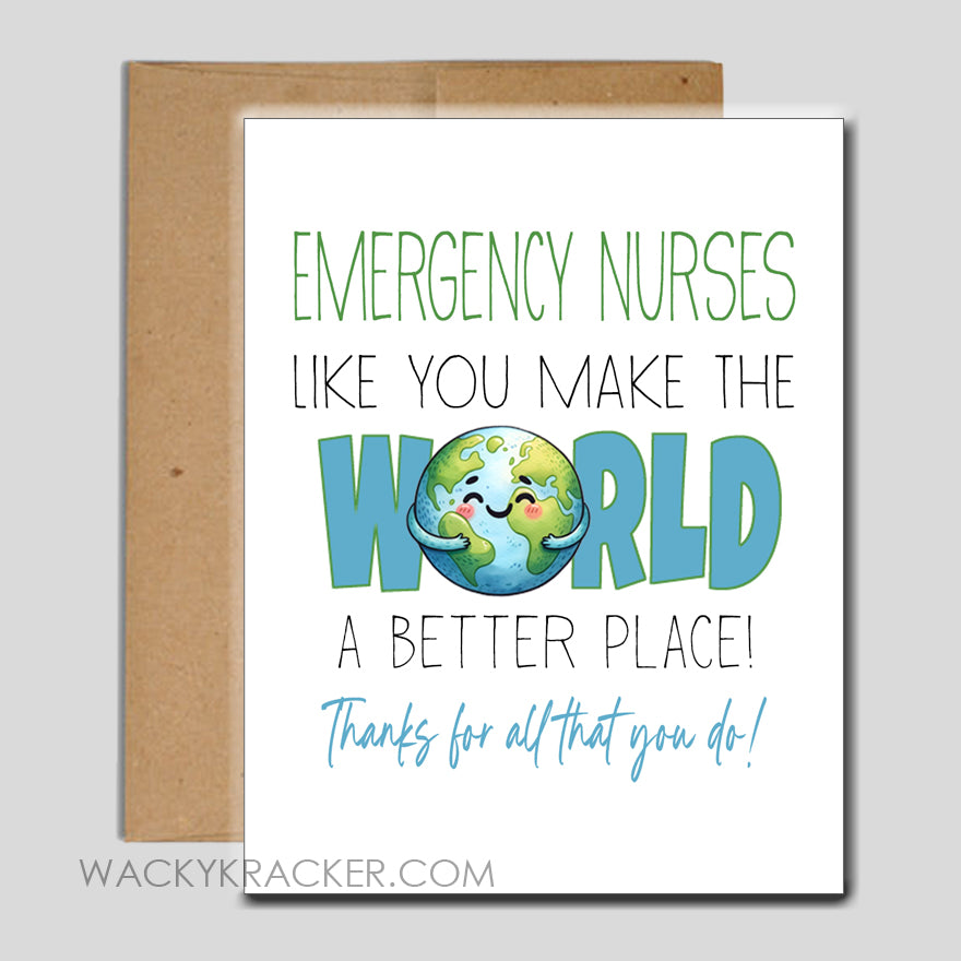 Emergency Nurse Greeting Card