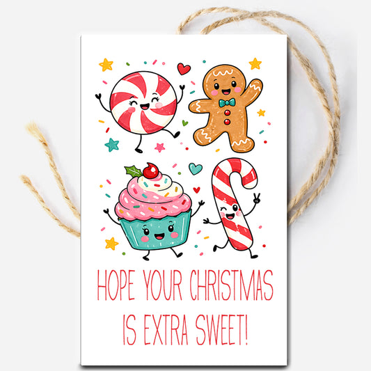 Hope your Christmas is Extra Sweet Instant Download Tag
