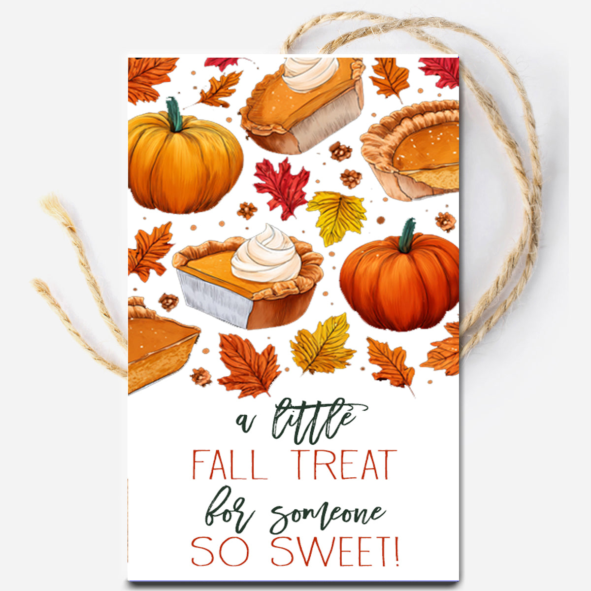 Fall Treat Gift Tag