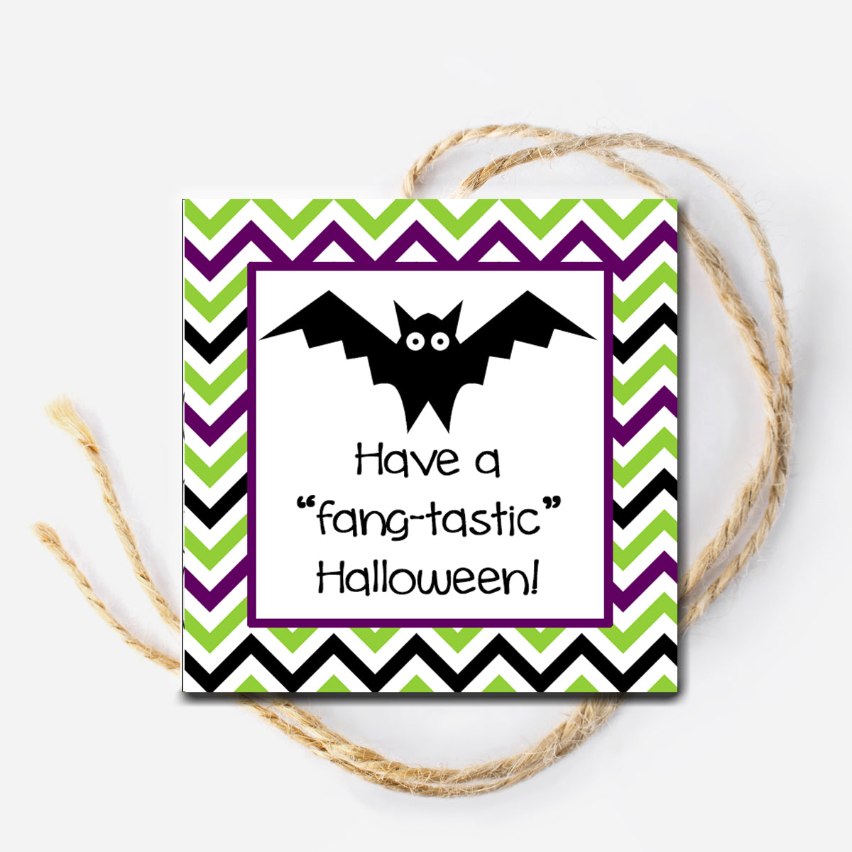Fangtastic Classmate Halloween Instant Download Tag