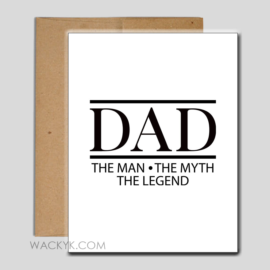Father's Day Greeting Card - INSTANT DOWNLOAD