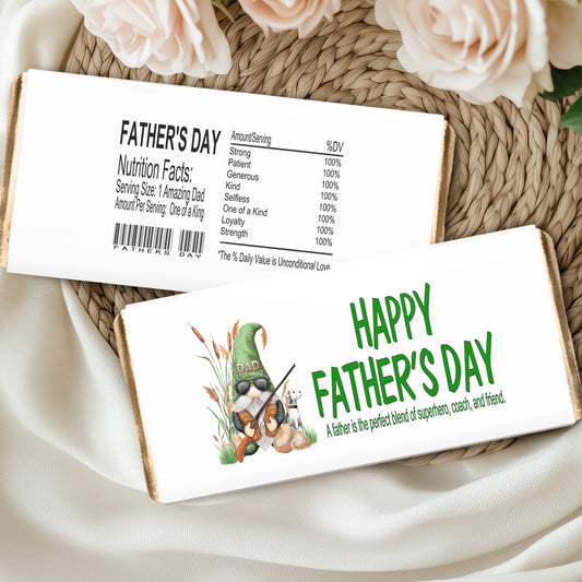 Father's Day Candy Bar Wrapper Instant Download