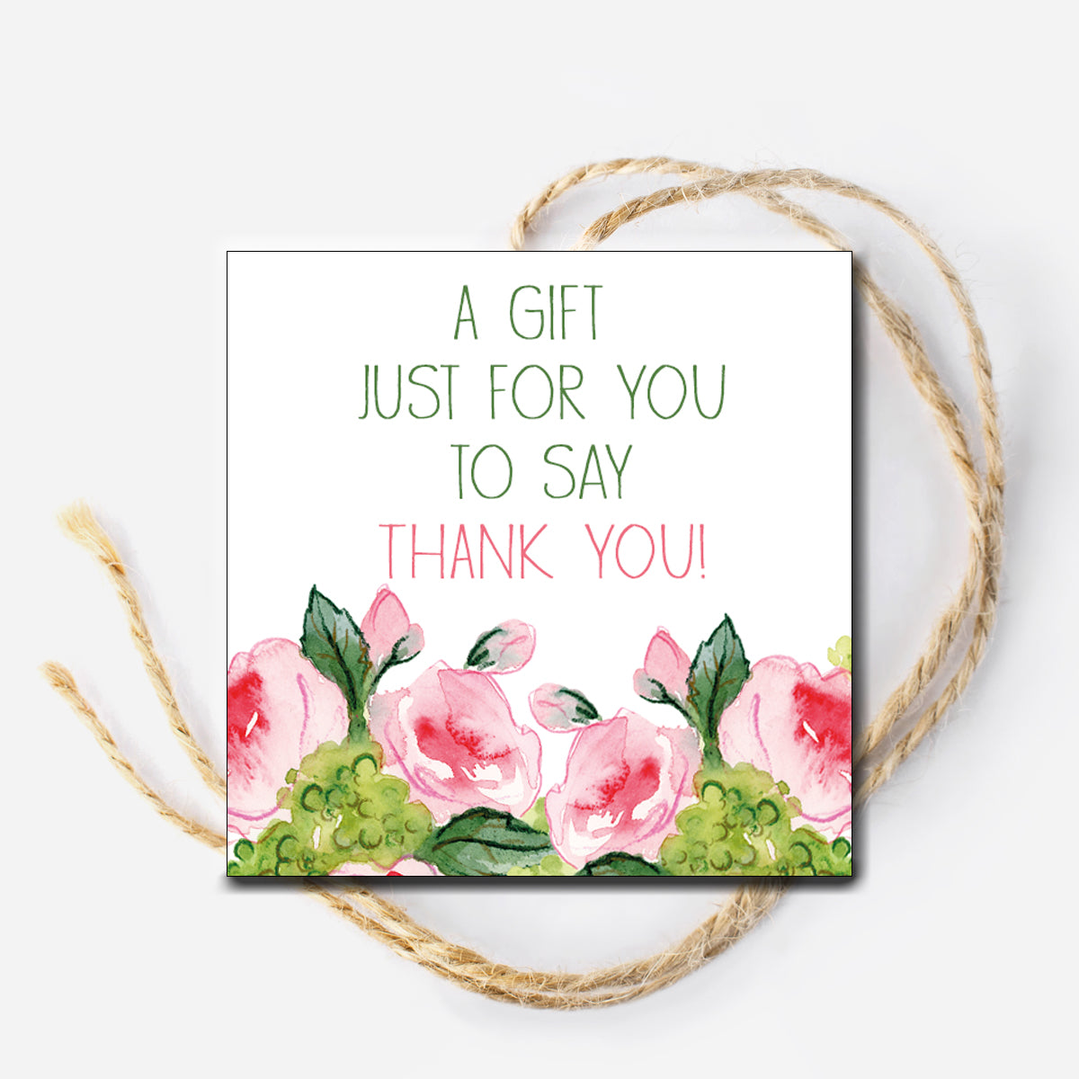 A gift for you Instant Download Tag