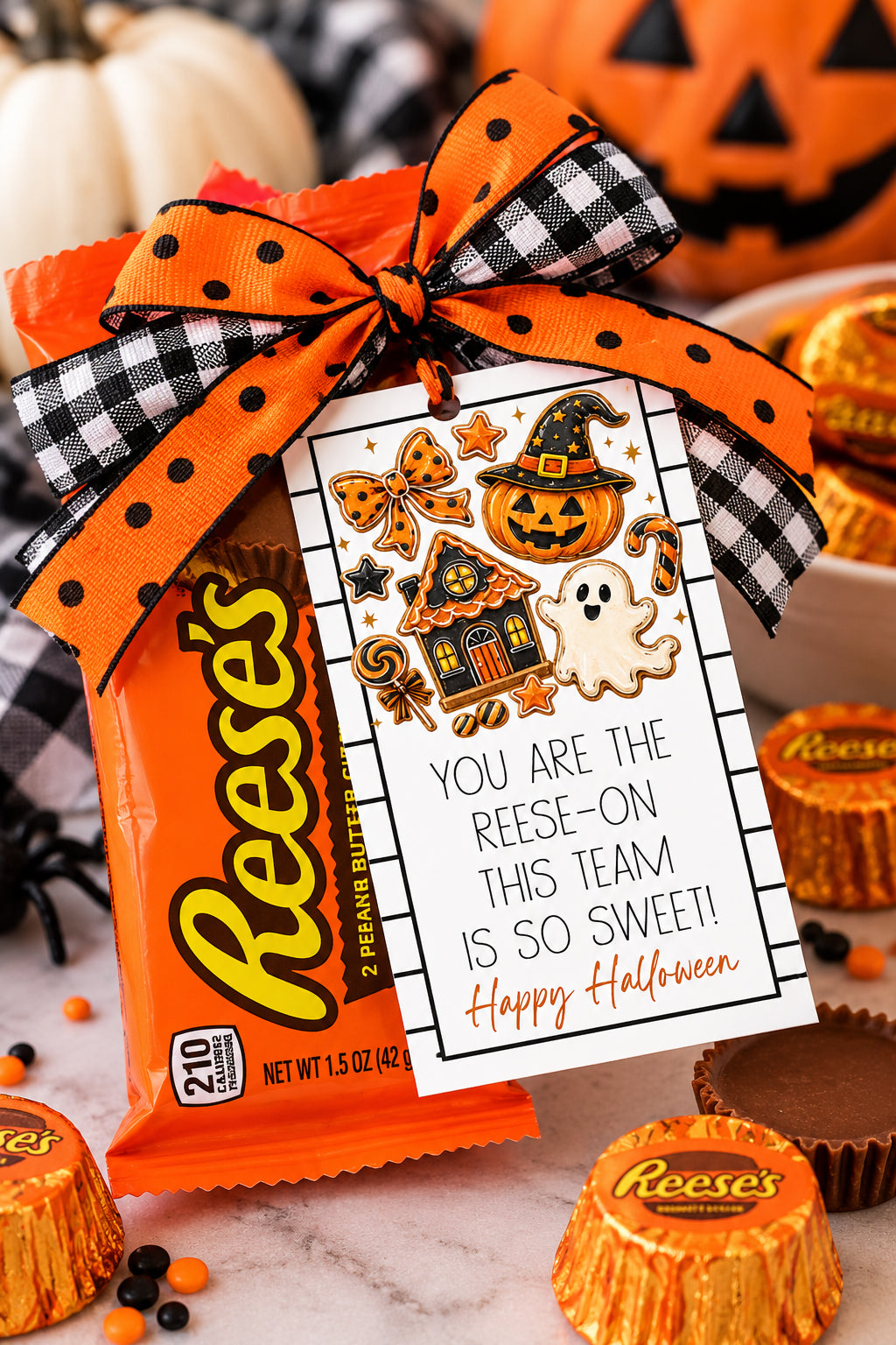 You are the Reese On this Team is So Sweet Halloween Instant Download