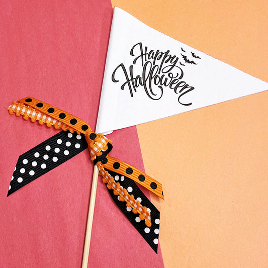 Happy Halloween Pennant - INSTANT DOWNLOAD