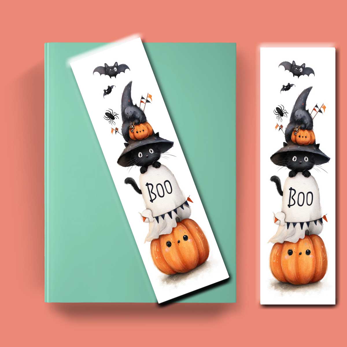 Halloween Bookmark Instant Download