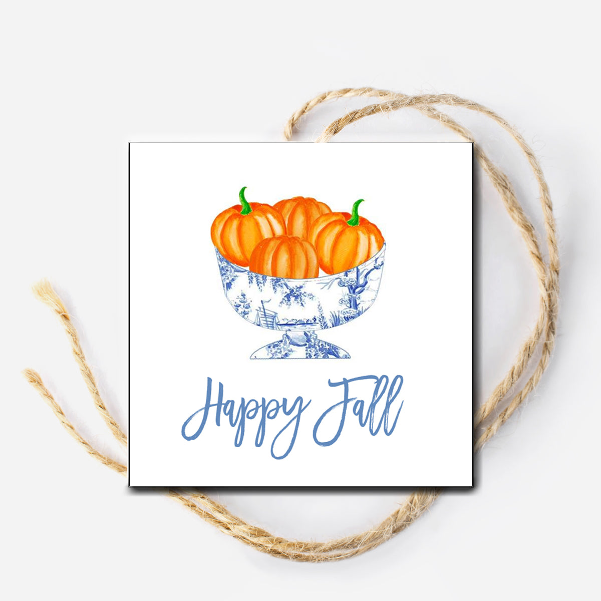 Happy Fall Instant Download Tag