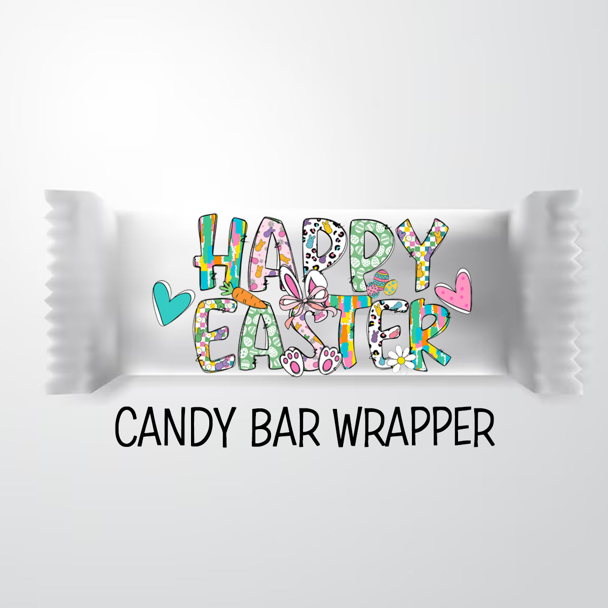 Happy Easter Candy Bar Wrapper Instant Download