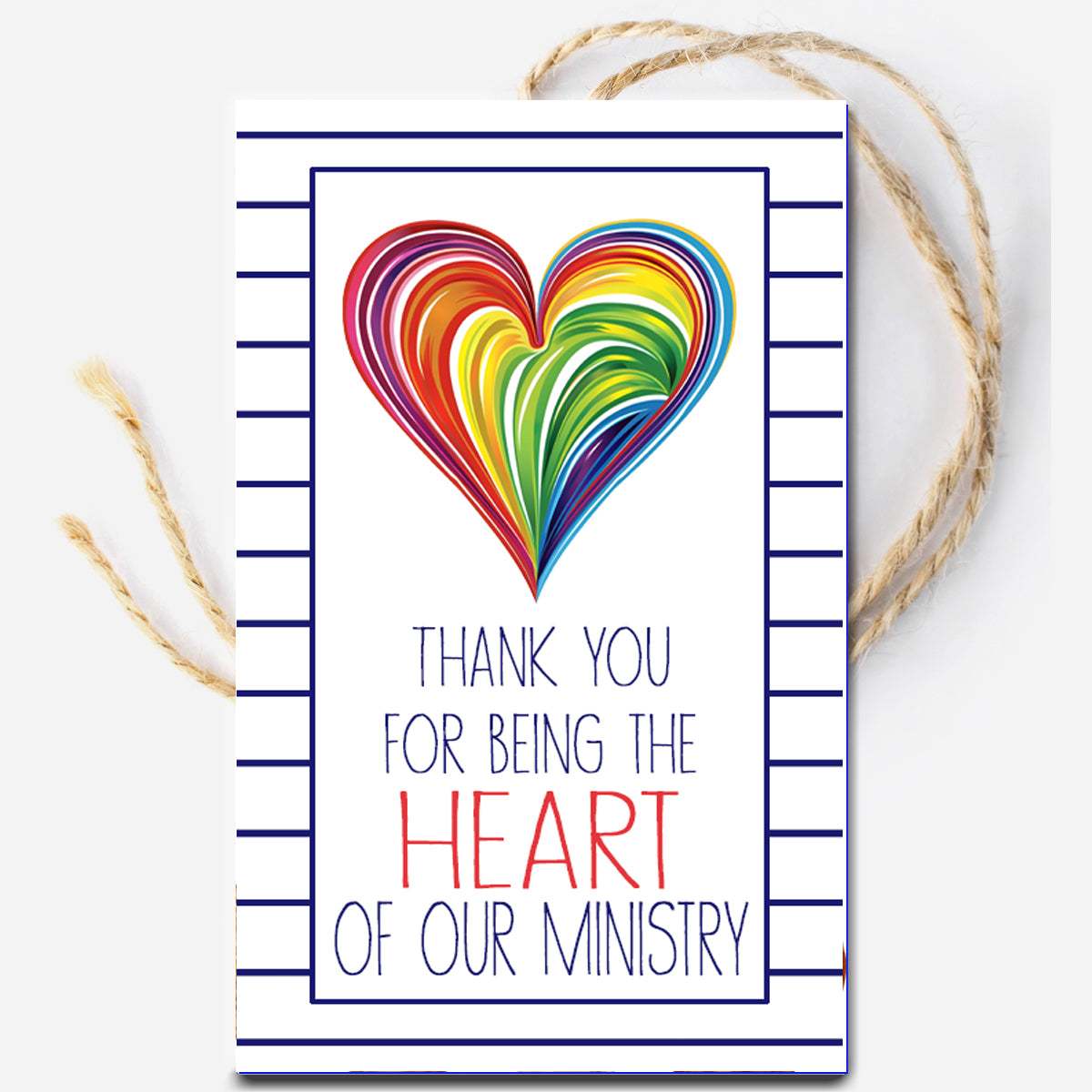 Heart of our Ministry Instant Download Tag