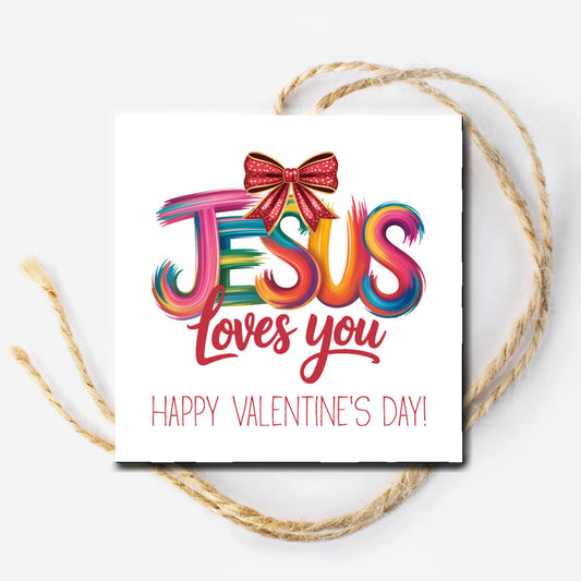 Jesus Loves You Instant Download Tag