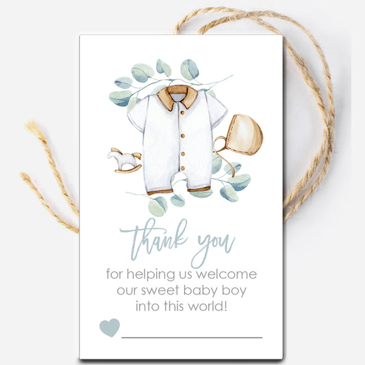 Labor and Delivery Nurse Gift Tag for boy