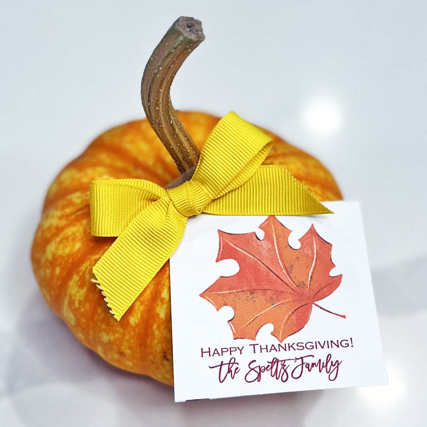 Fall Leaf Gift Tag