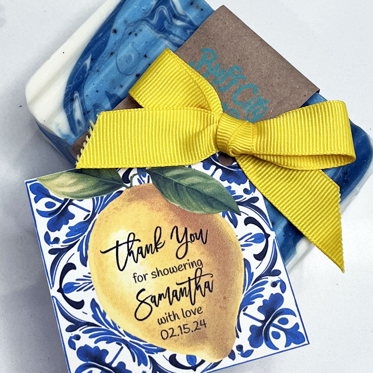 Lemon Bridal Shower Tag