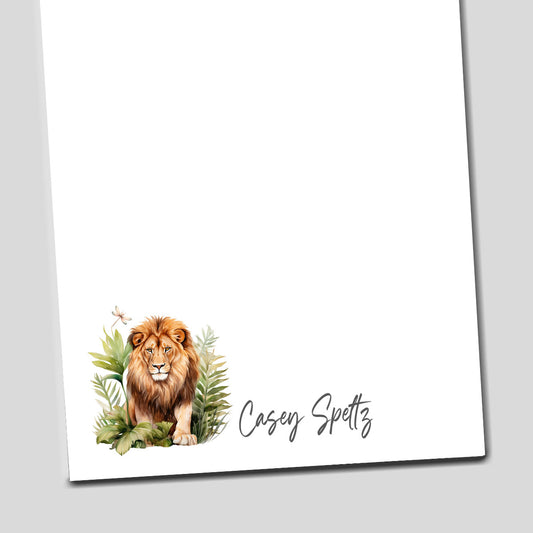 Lion Notepad