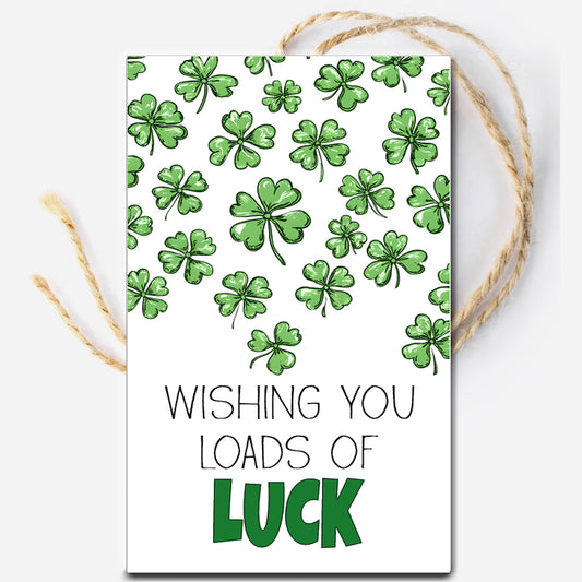 Wishing you Loads of Luck Instant Download Tag
