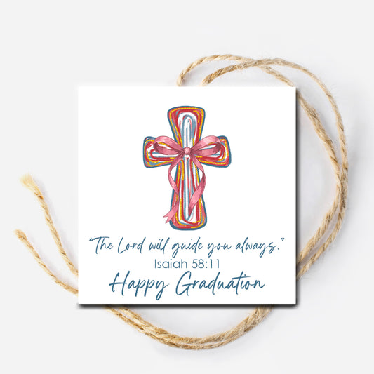 The Lord will Guide You Graduation Instant Download Tag