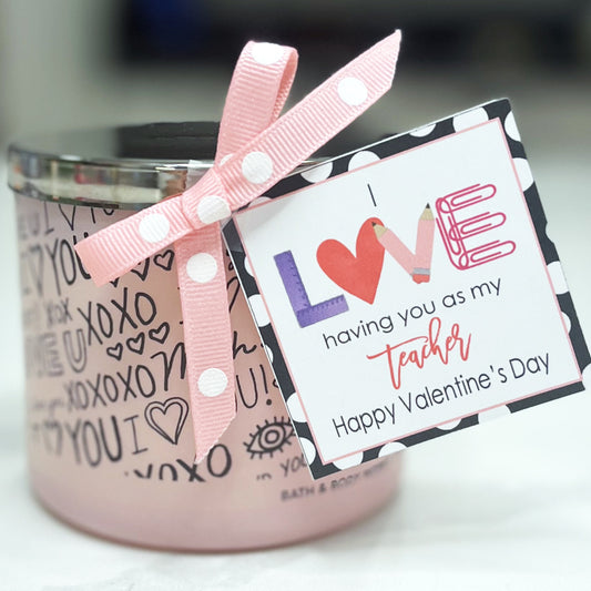 Teacher Love Instant Download Tag