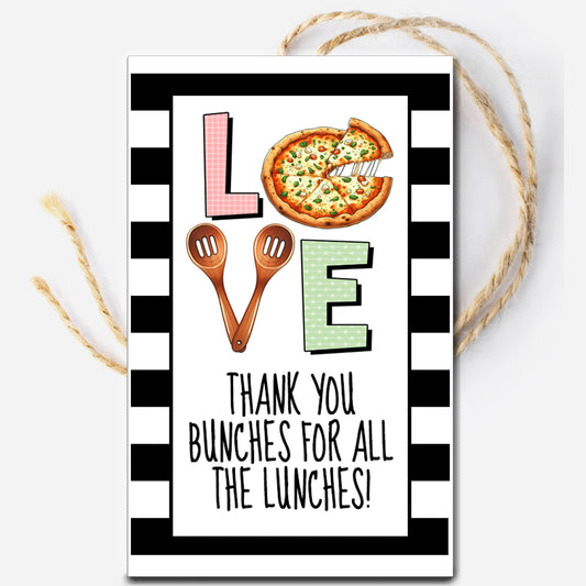 Lunch Appreciation Printable Tag
