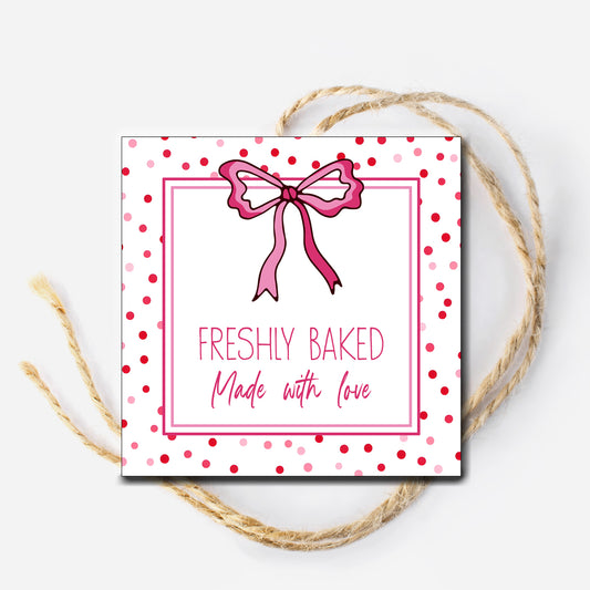 Freshly Baked Made with Love Instant Download Tag