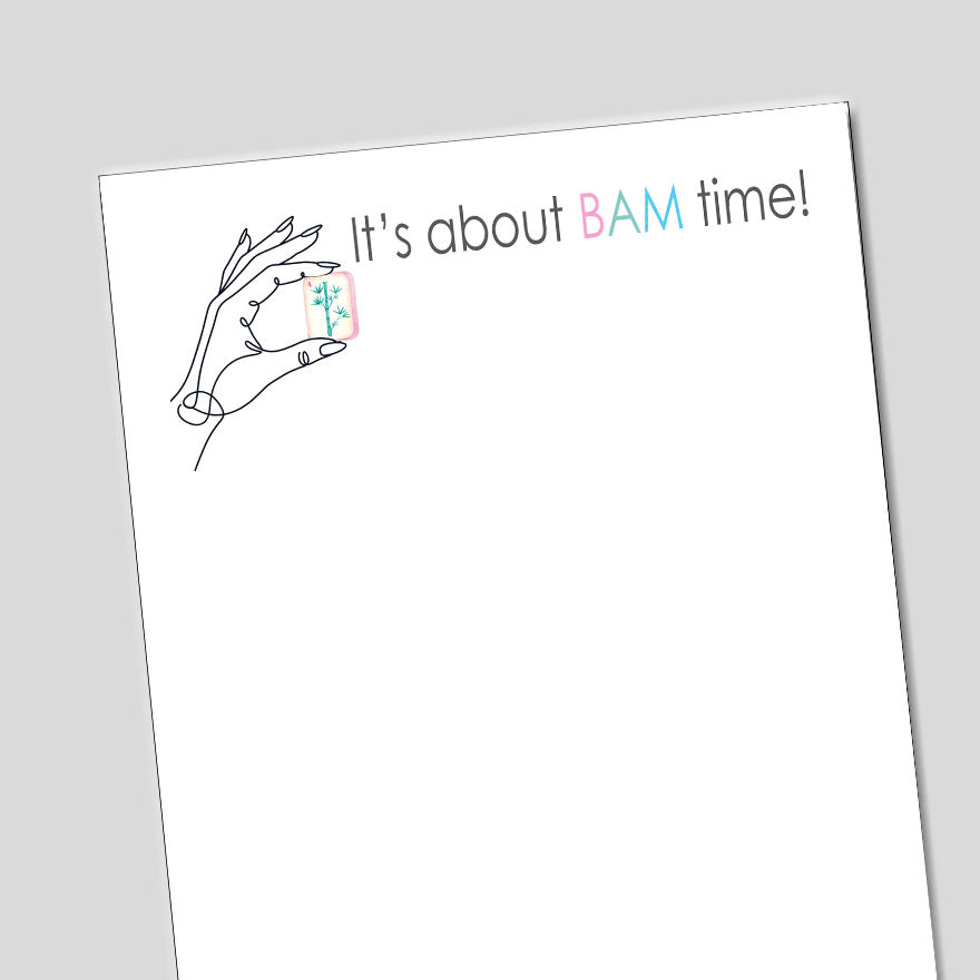 It's about BAM time Mahjong Notepad