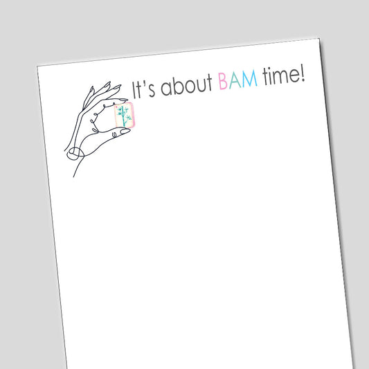 It's about BAM time Mahjong Notepad