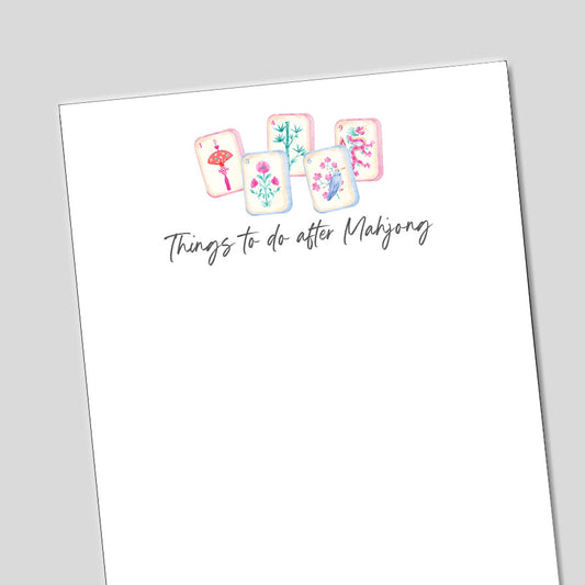 Mahjong Notepad