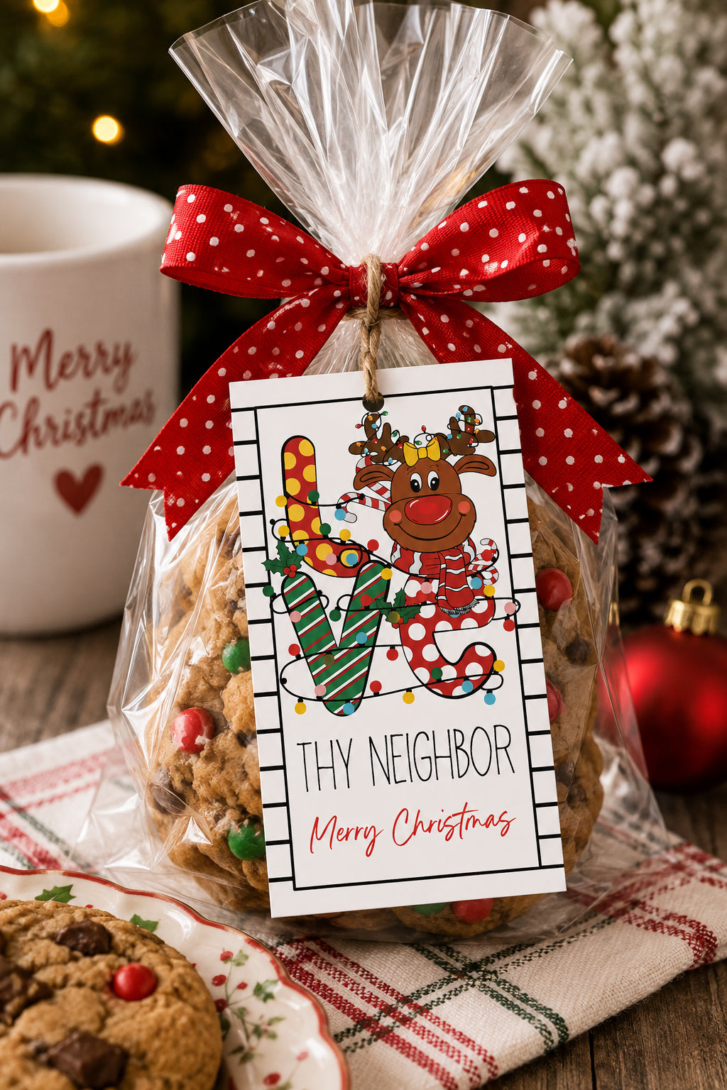 Love Thy Neighbor Printable Gift Tag
