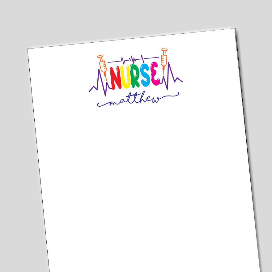 Colorful Nurse Notepad