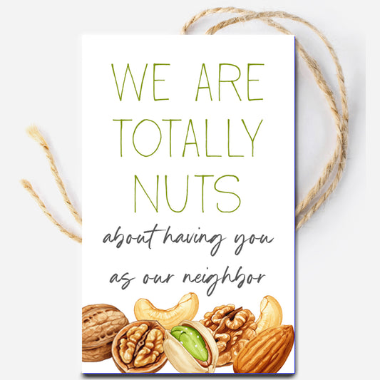 Nuts for Neighbors Instant Download Tag